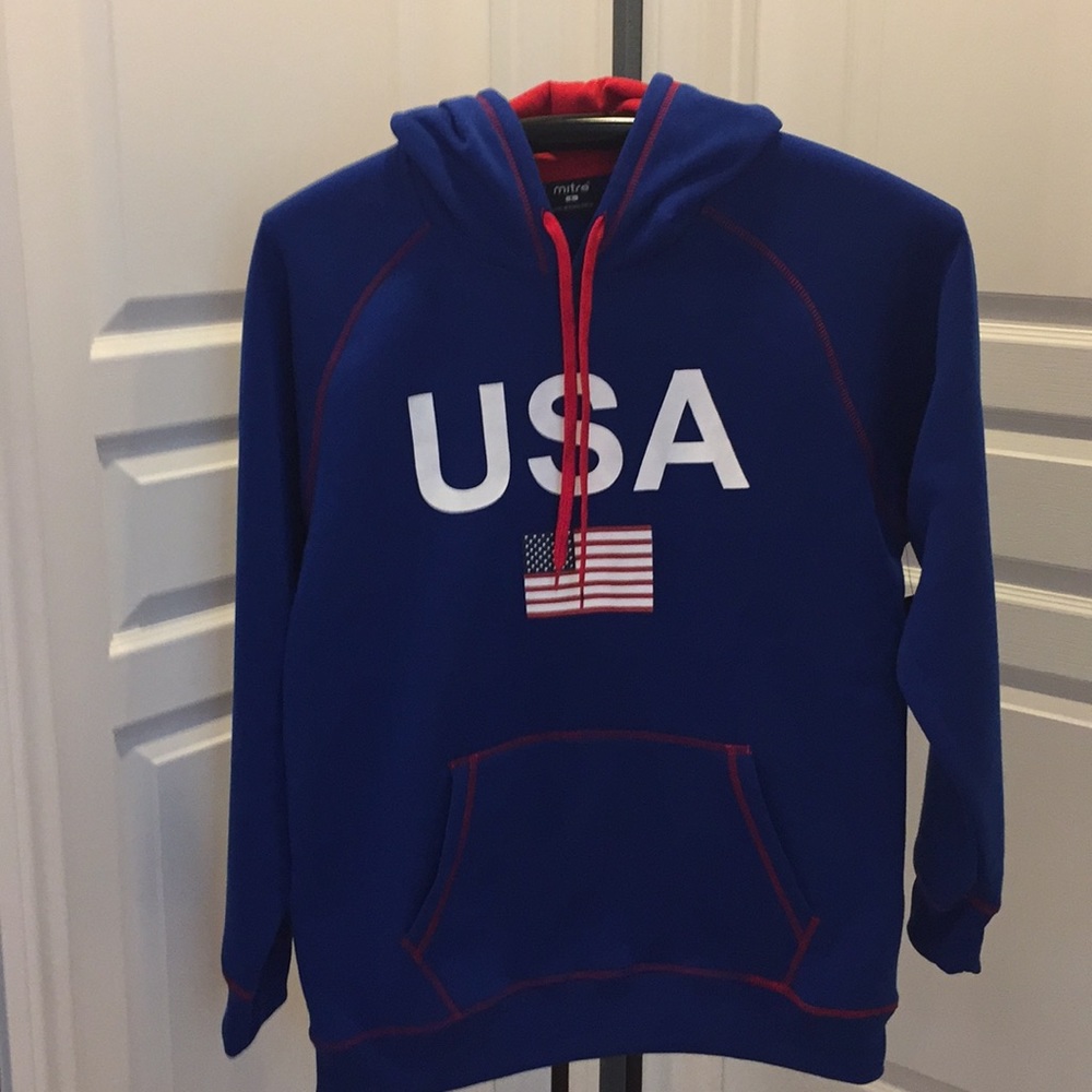 Mitre Track & Field Blue USA Jacket/New